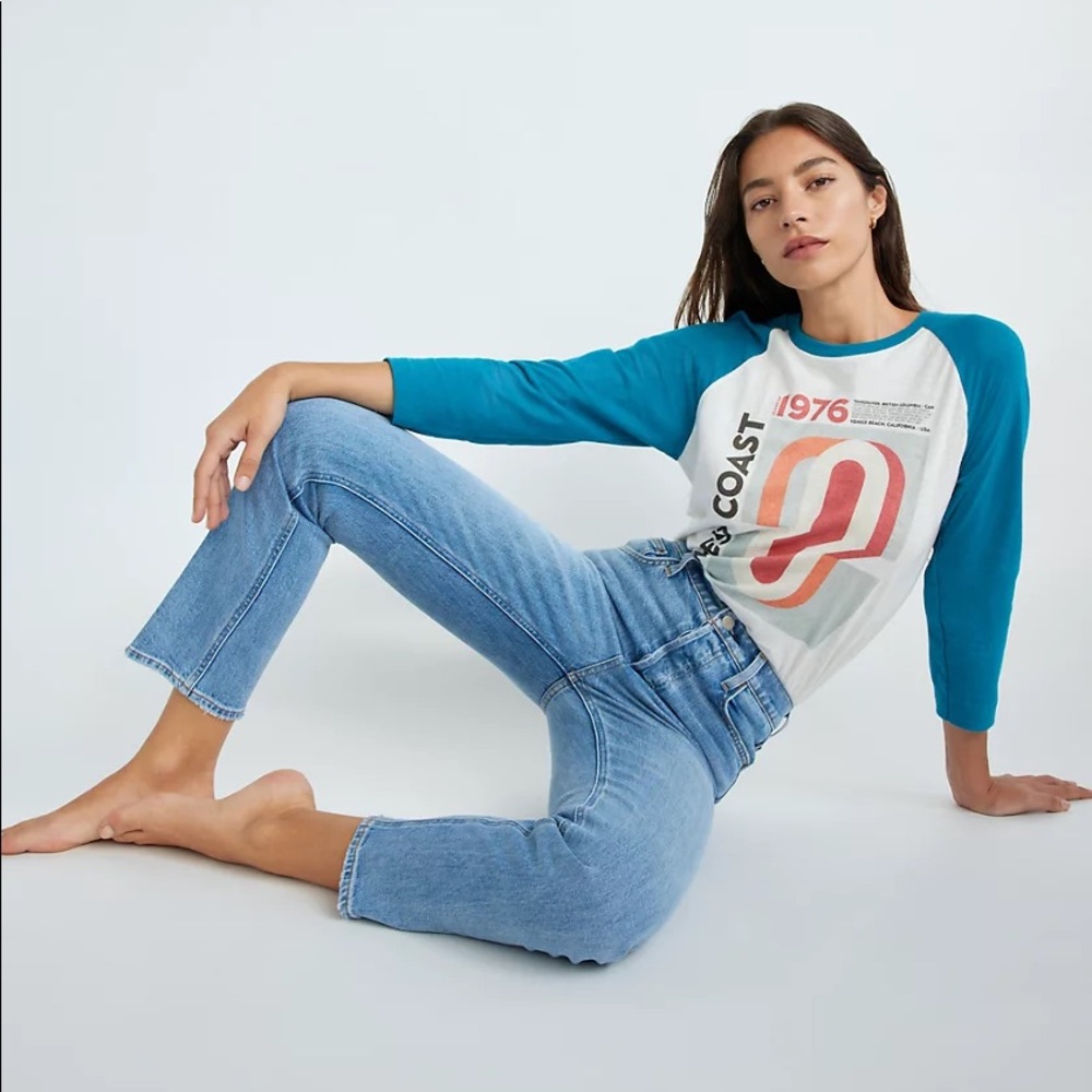 Denim Forum High Waisted Straight Leg Jeans